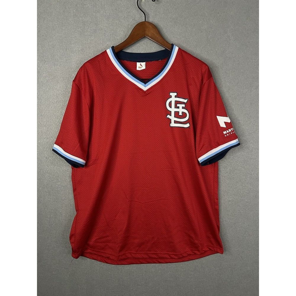 St. Louis Cardinals Batting‎ Jersey Men's XL Red Warm Up MLB Vented Shirt STL